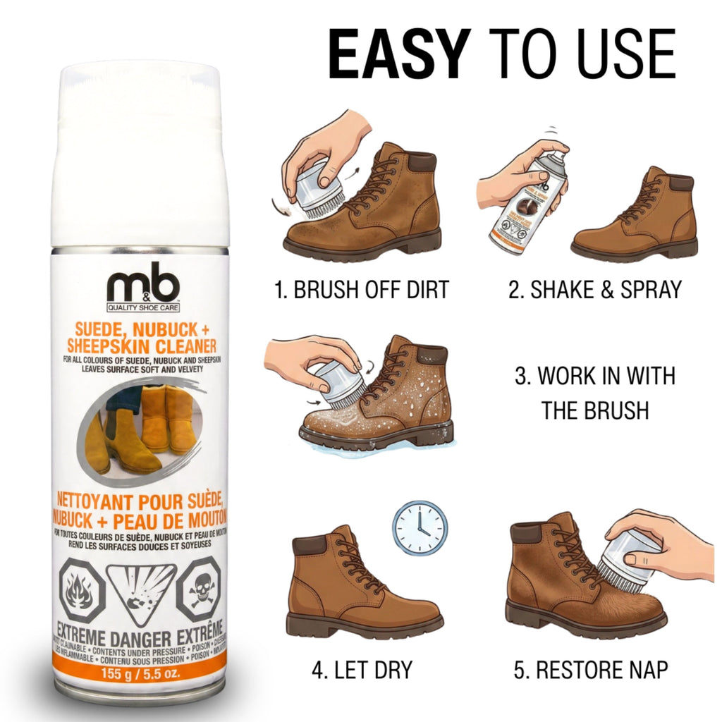 Suede, Nubuck + Sheepskin Cleaner