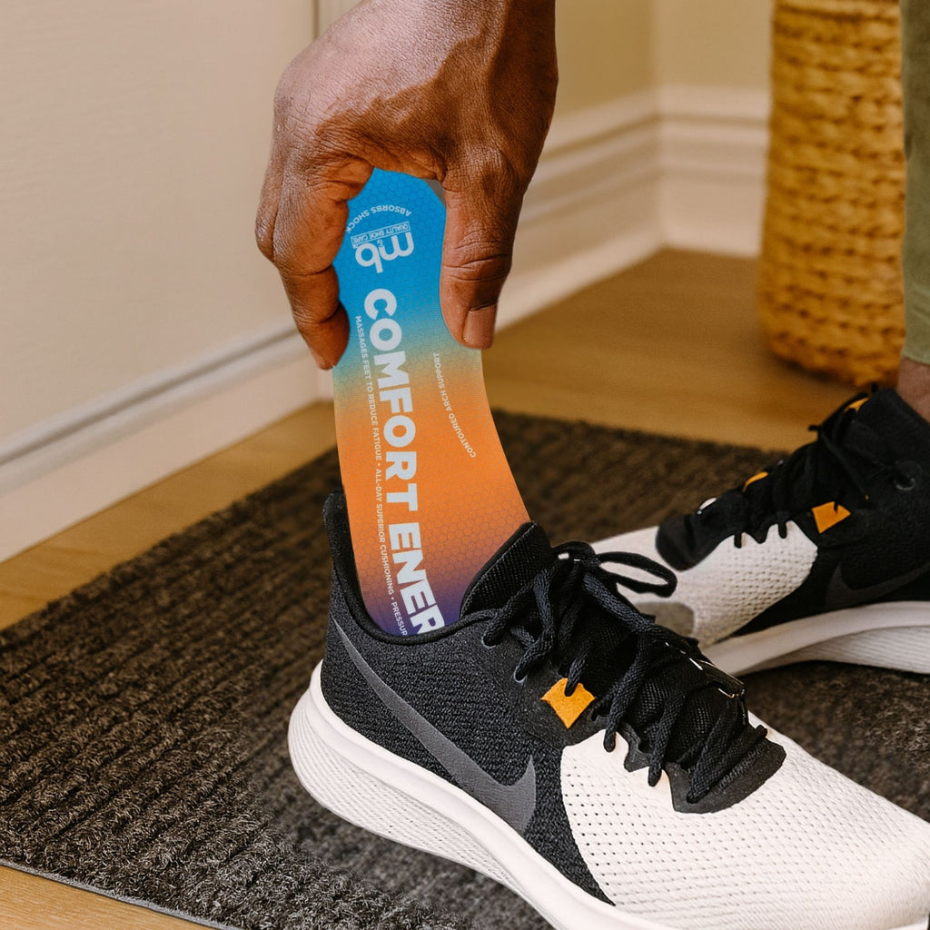 Comfort Energy Massaging Gel Insoles 2 Pack