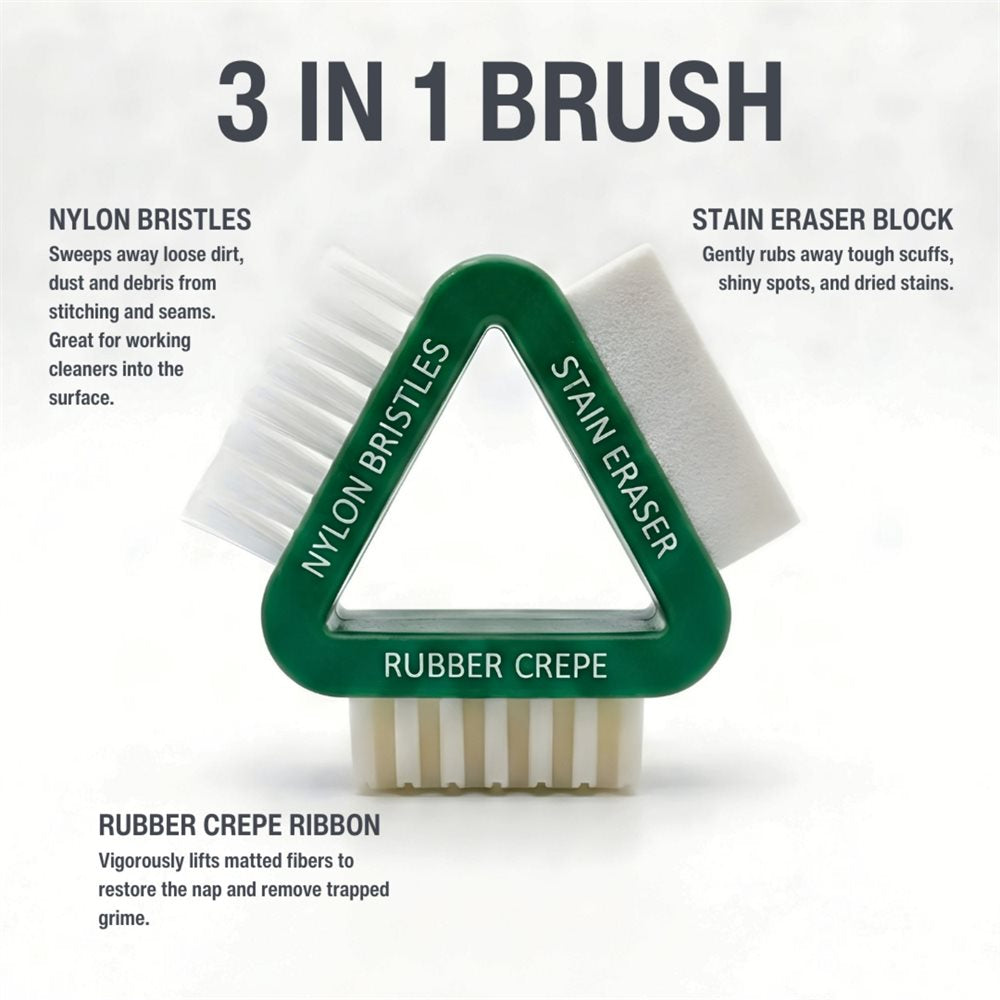 Suede & Nubuck Triangular Brush