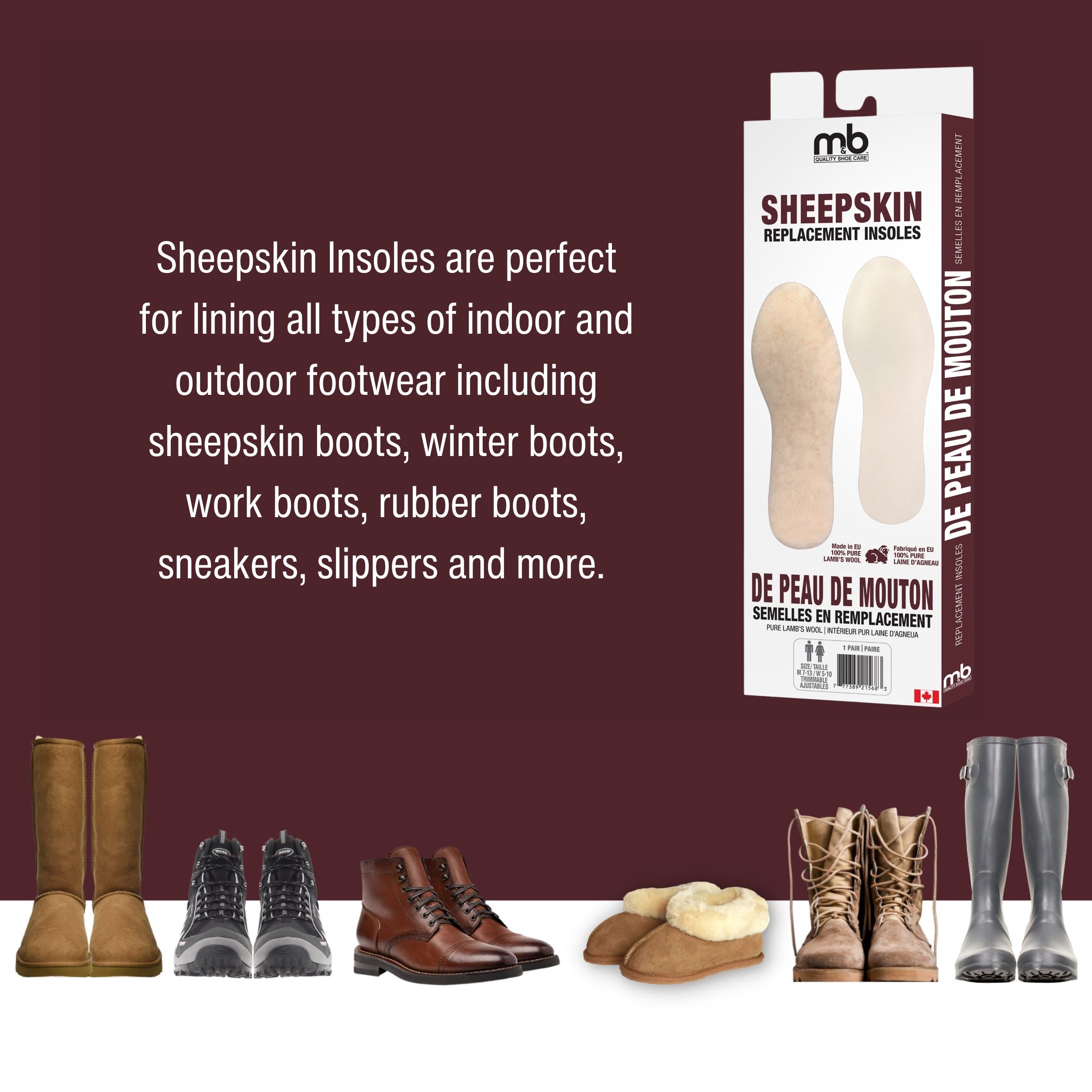 Sheepskin Replacement Insole