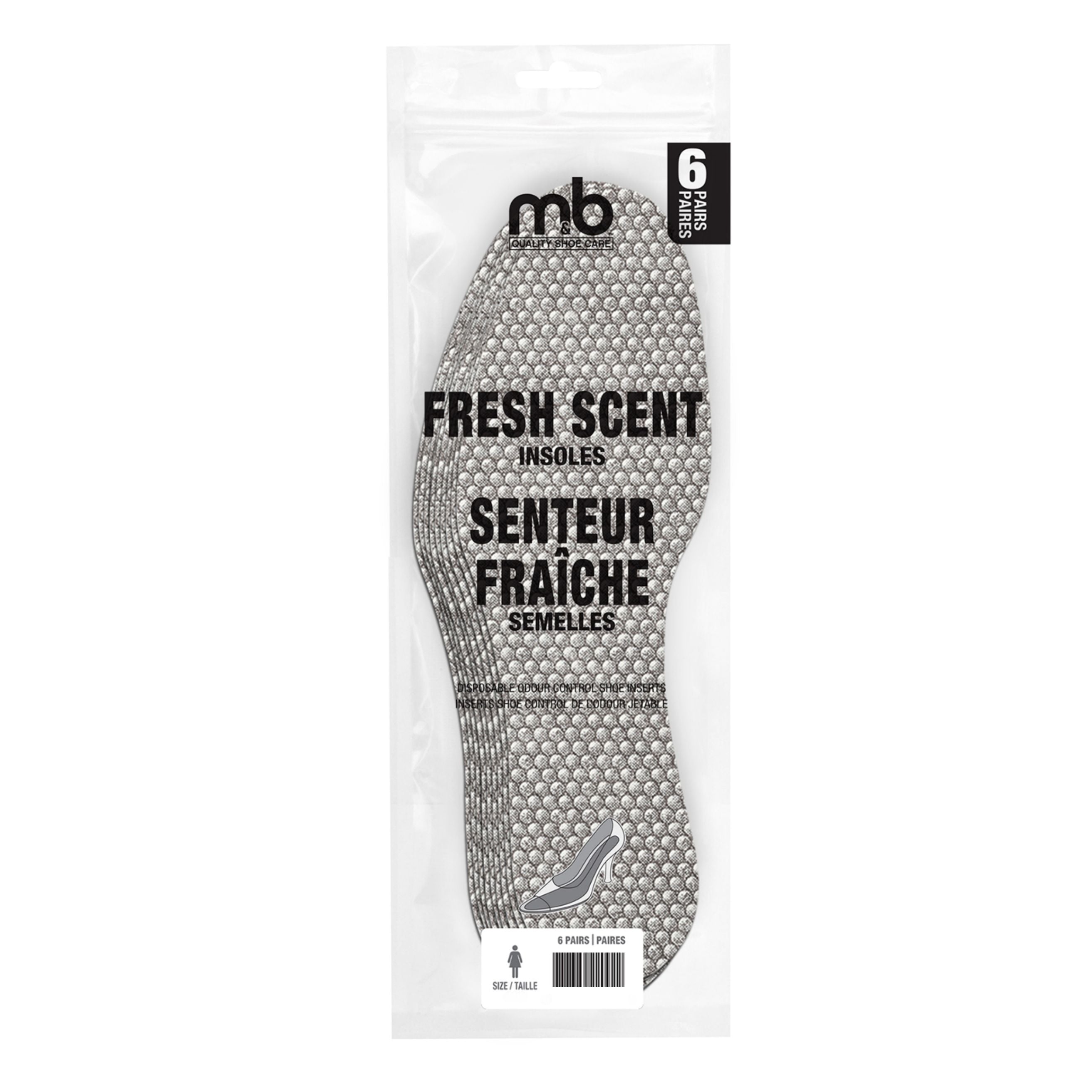 Fresh Scent Insoles 6 Pack
