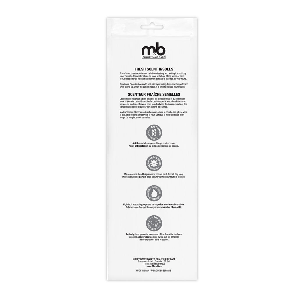 Fresh Scent Insoles 6 Pack