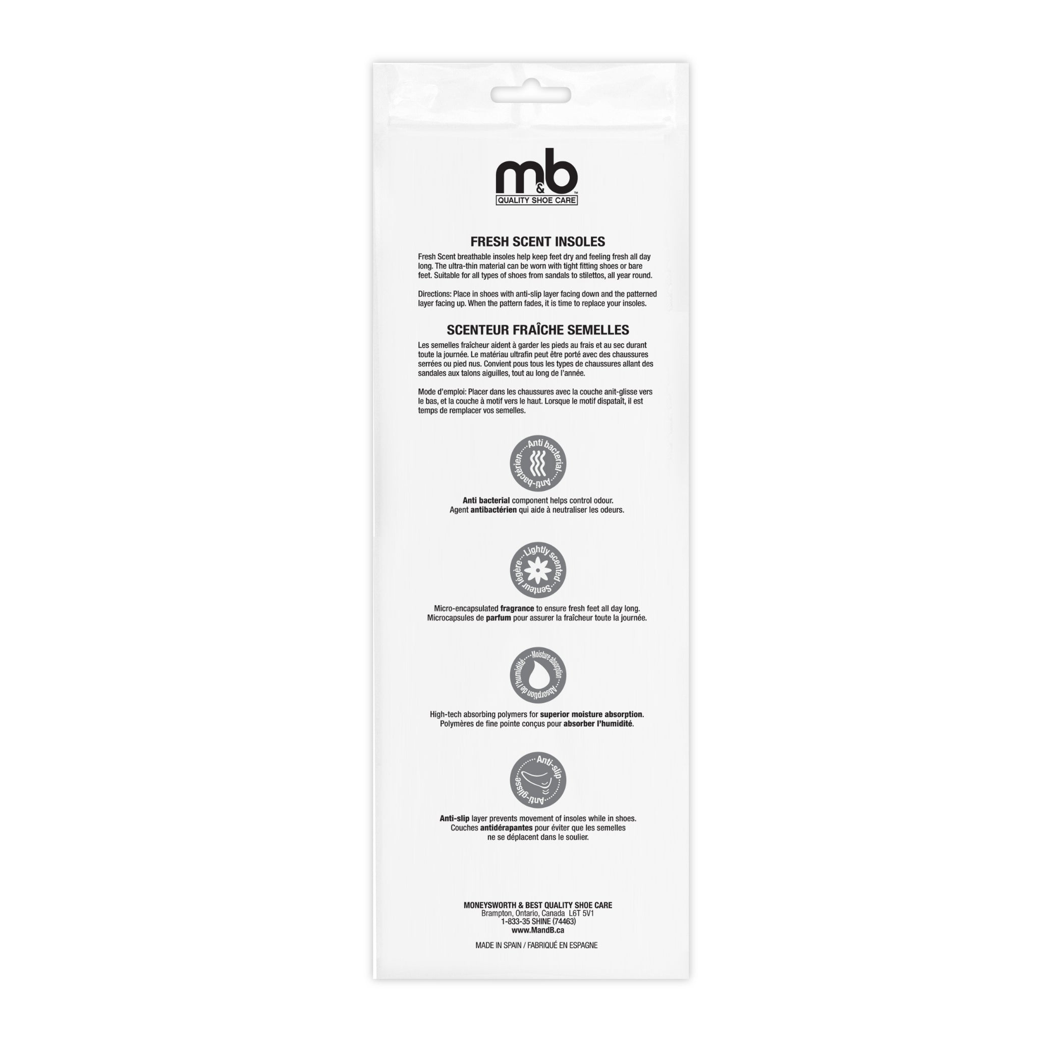 Fresh Scent Insoles 6 Pack