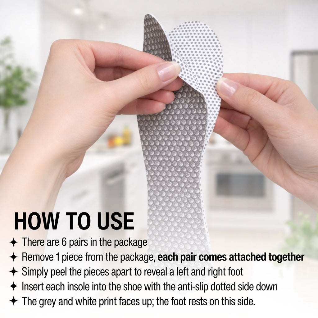 Fresh Scent Insoles 6 Pack