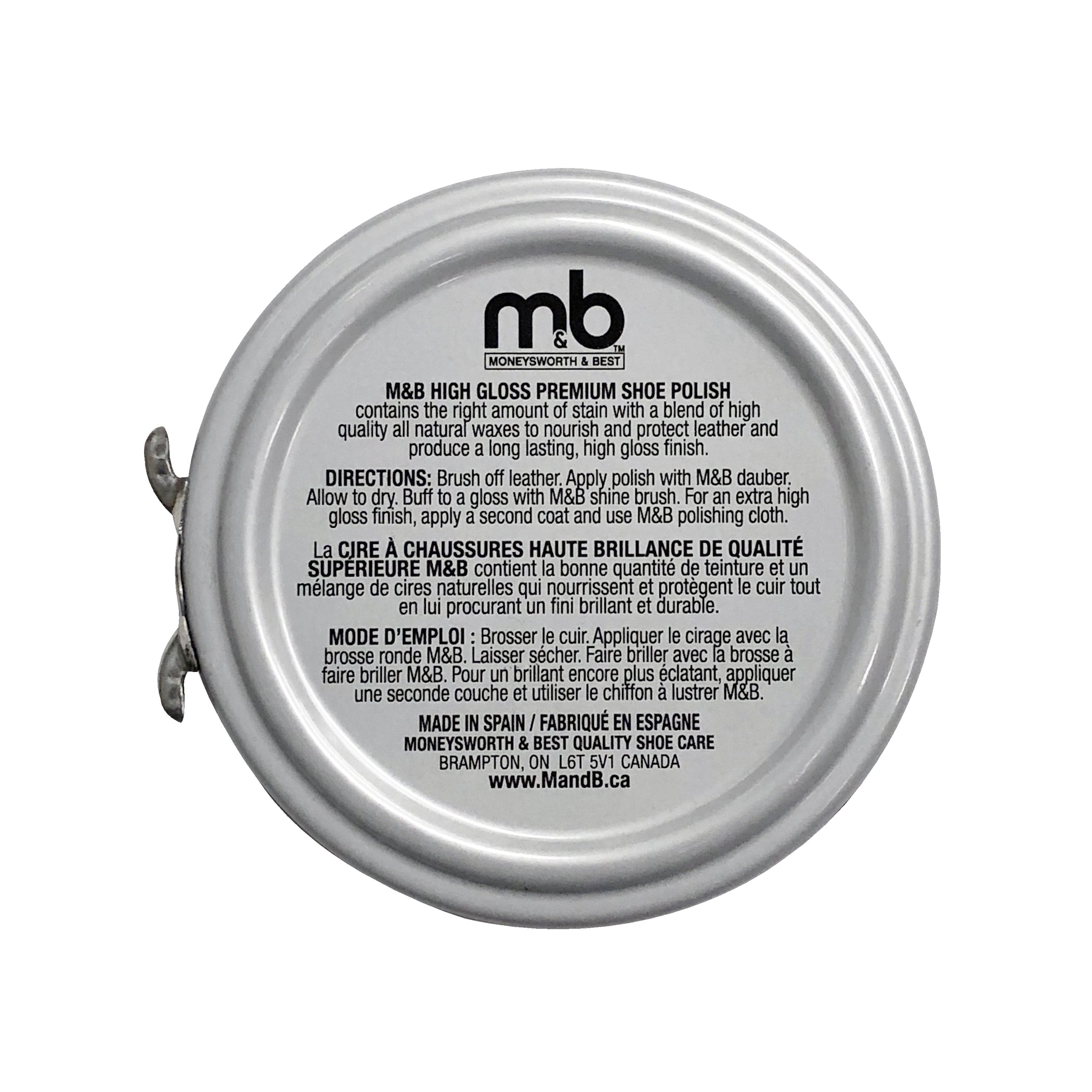 Premium High Gloss Black Shoe Polish