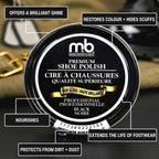 Premium High Gloss Black Shoe Polish
