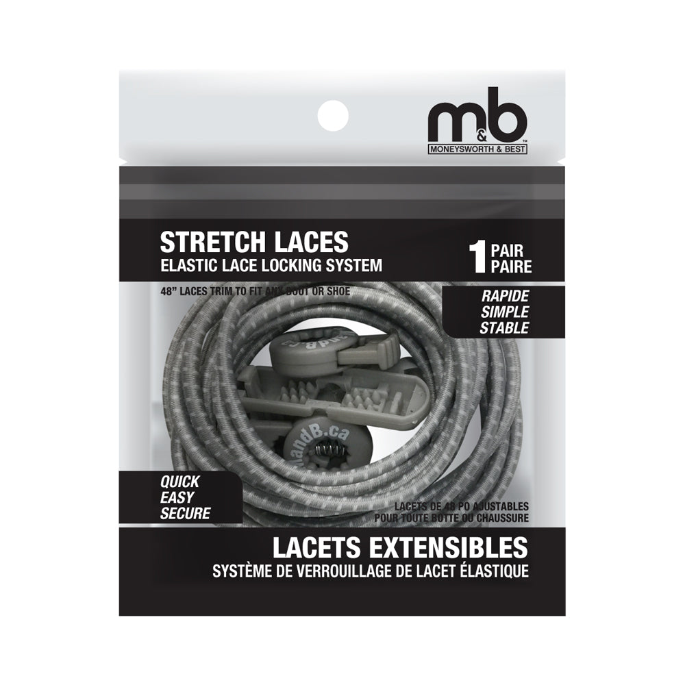 Stretch Round Locking Lace