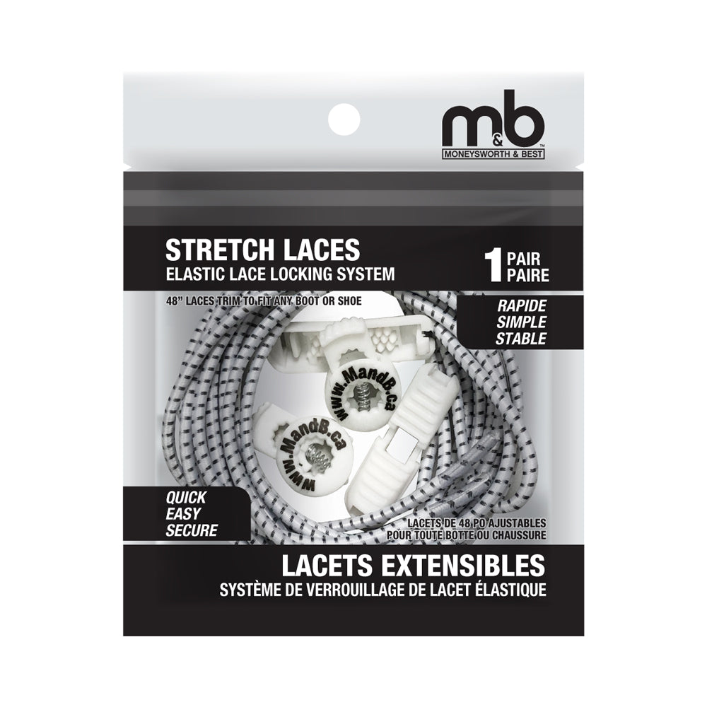 Stretch Round Locking Lace