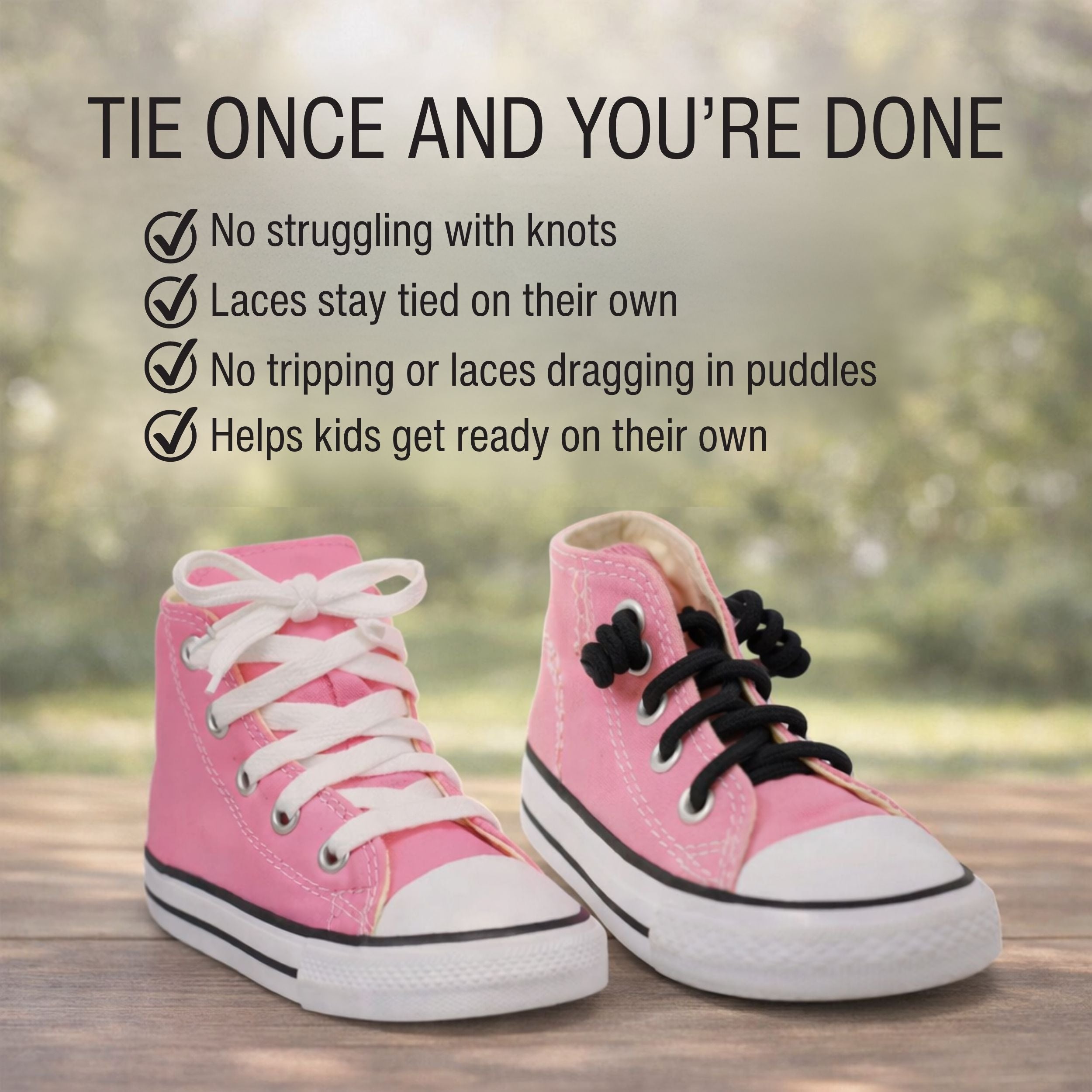 No-tie™ Stretch Laces 2 Pack