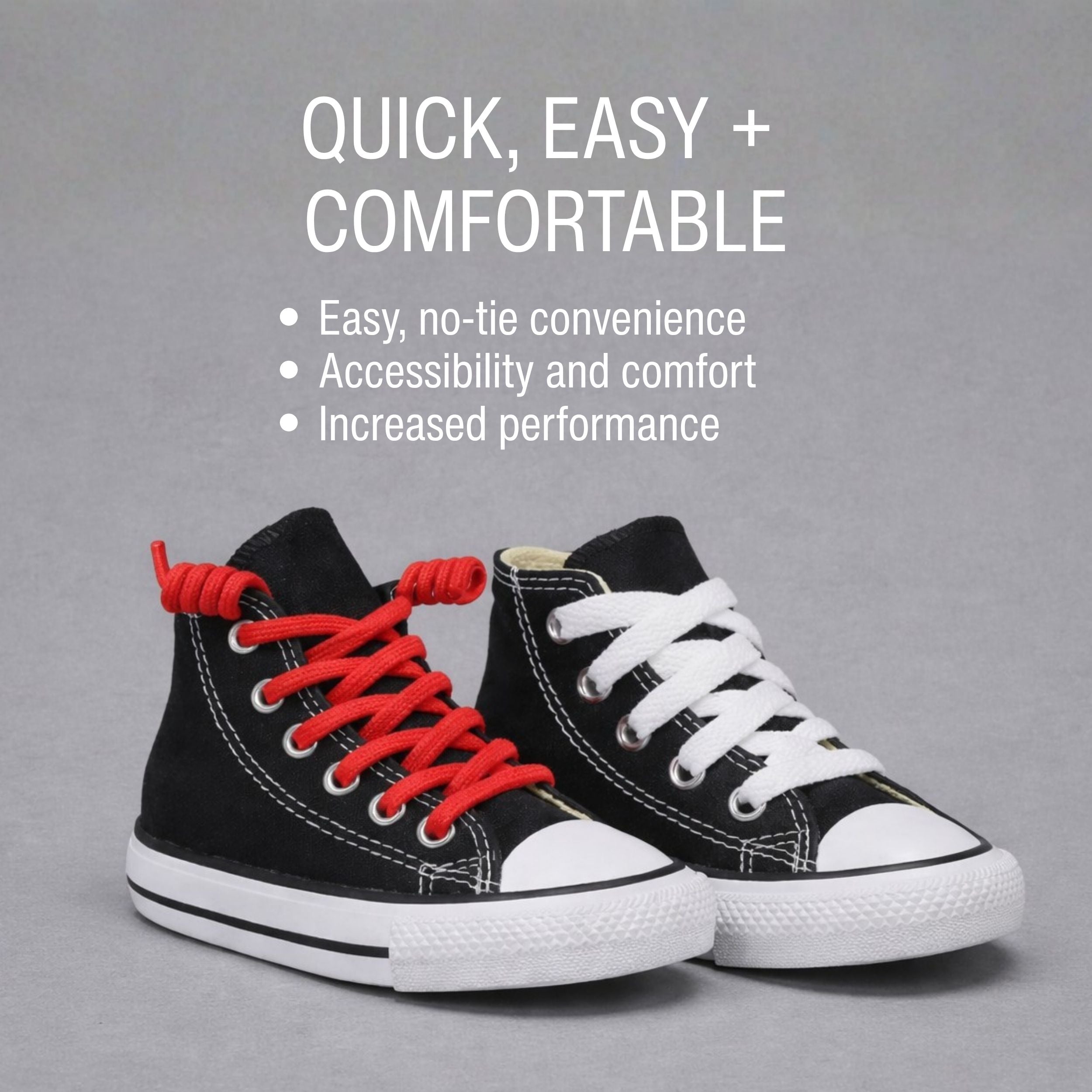 No-tie™ Stretch Laces 2 Pack