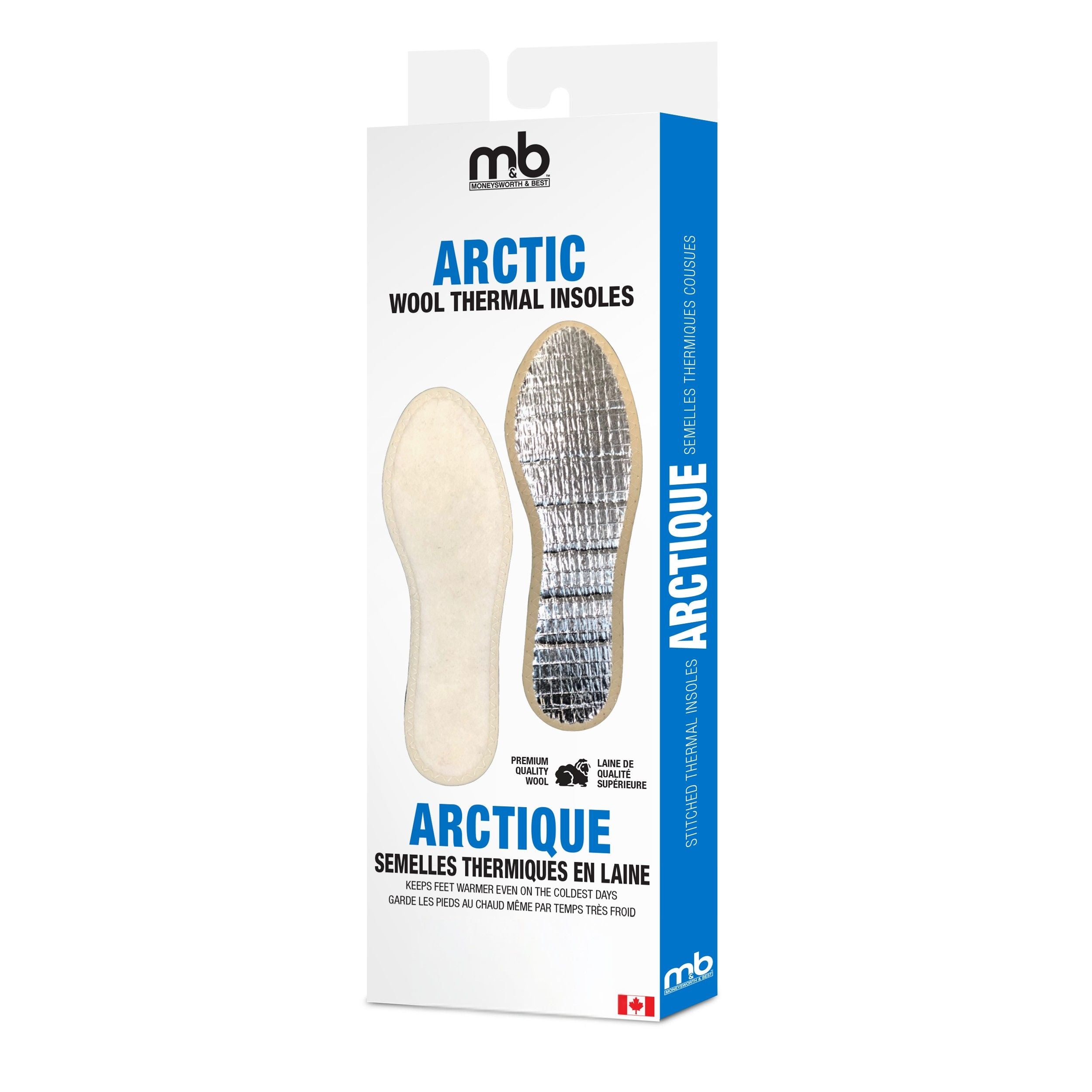 Arctic Wool Thermal Stitched Insole