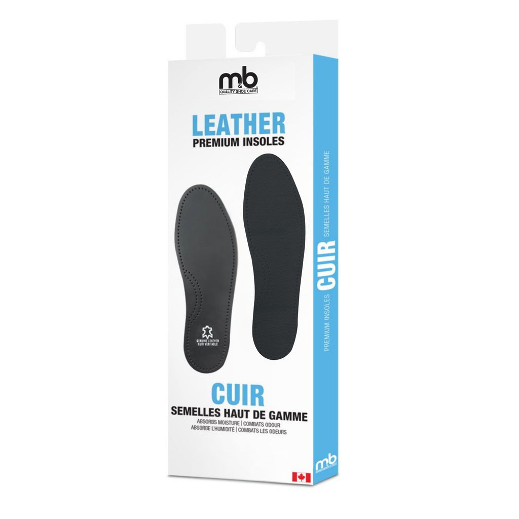 Premium Leather Insole (Black)