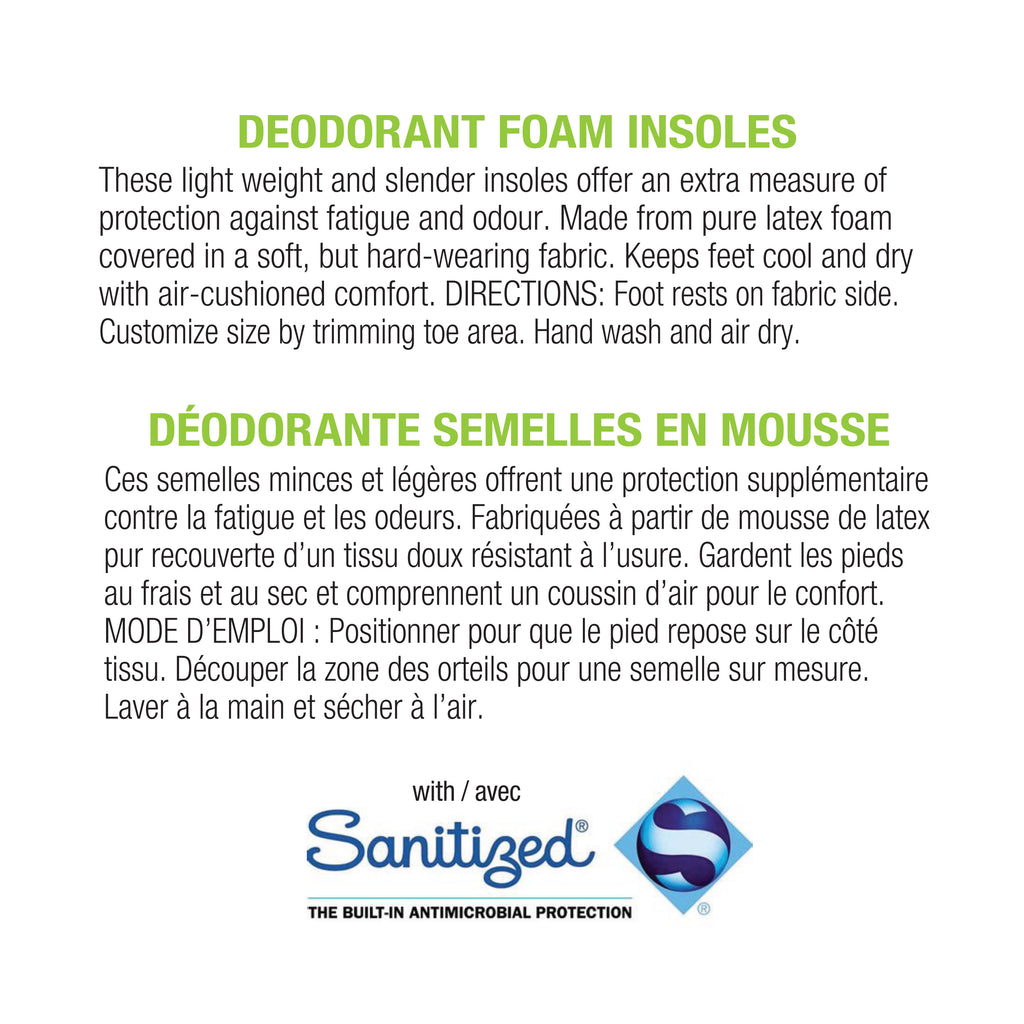 Deodorant Foam Insole