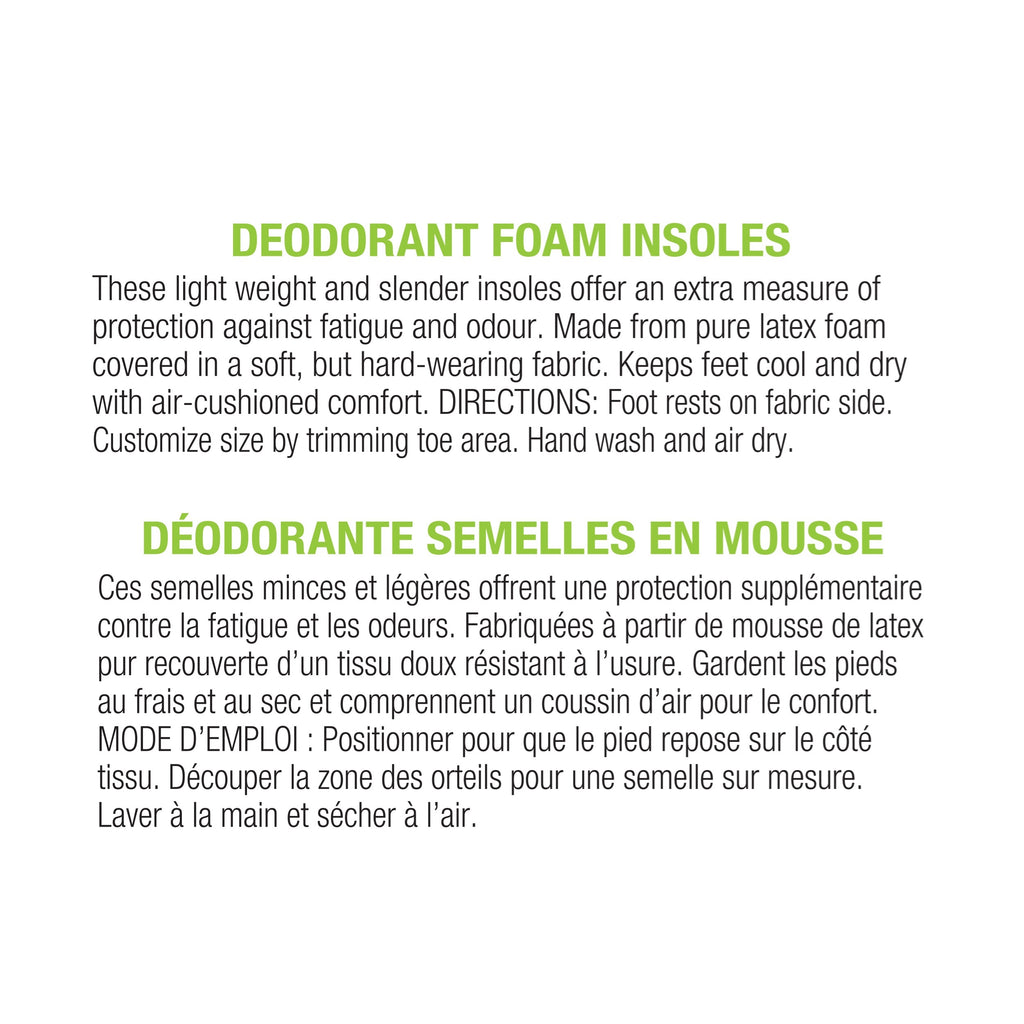 Deodorant Foam Insole