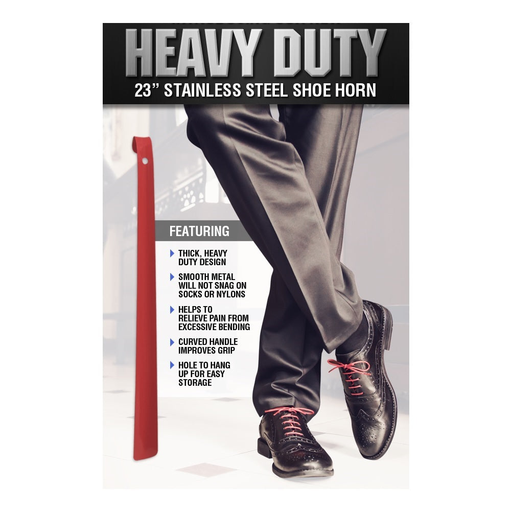Stainless Steel Shoe Horn 23"