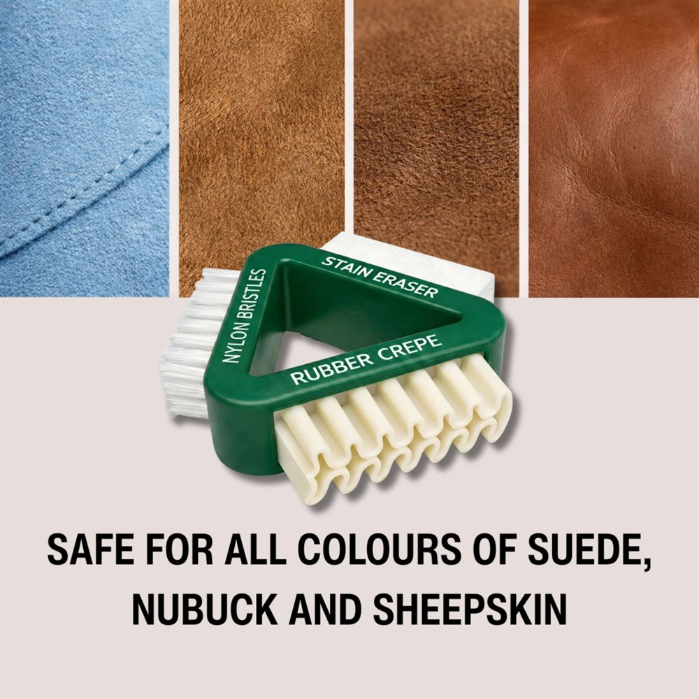 Suede & Nubuck Triangular Brush