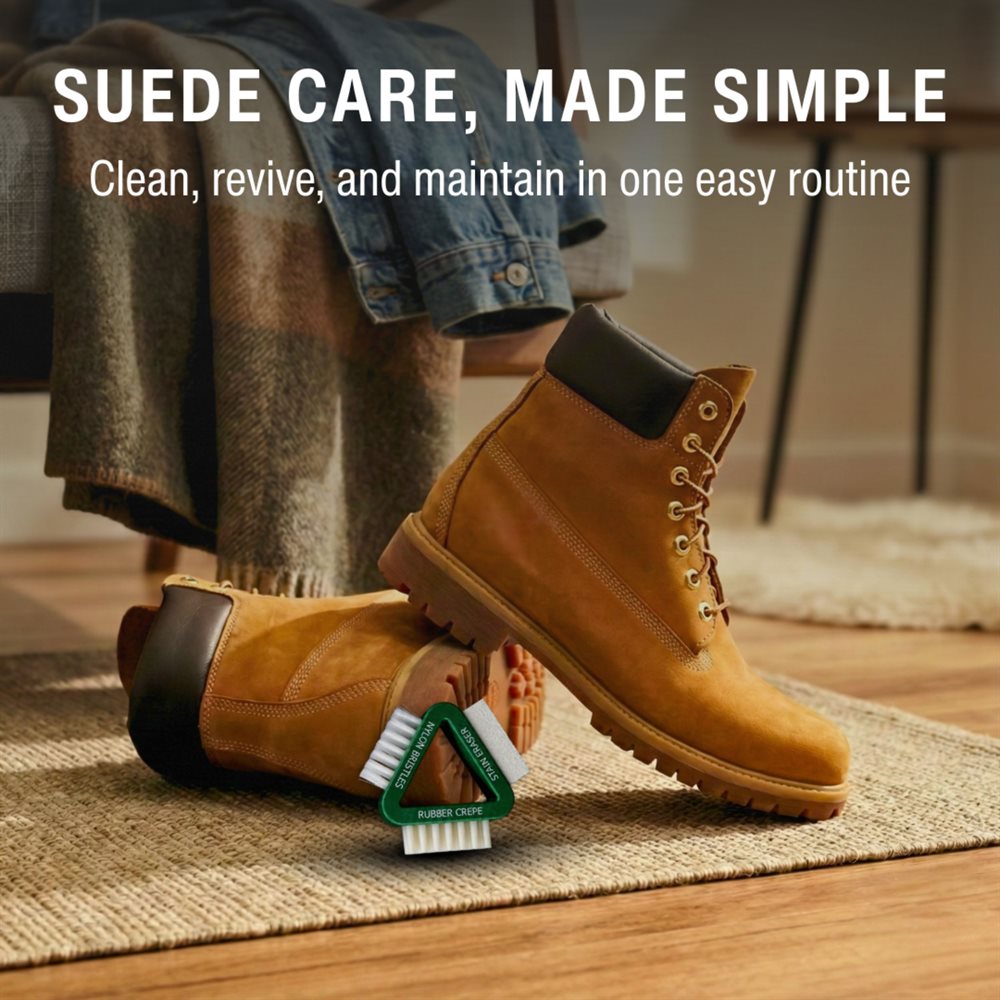 Suede & Nubuck Triangular Brush