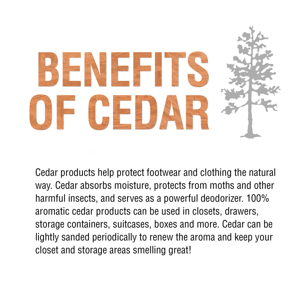 Cedar Shoe Tree (Split Toe, Hook Heel)