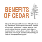 Cedar Shoe Tree (Split Toe, Hook Heel)
