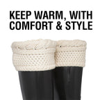 Fleece Welly Socks (Knit Cuff)
