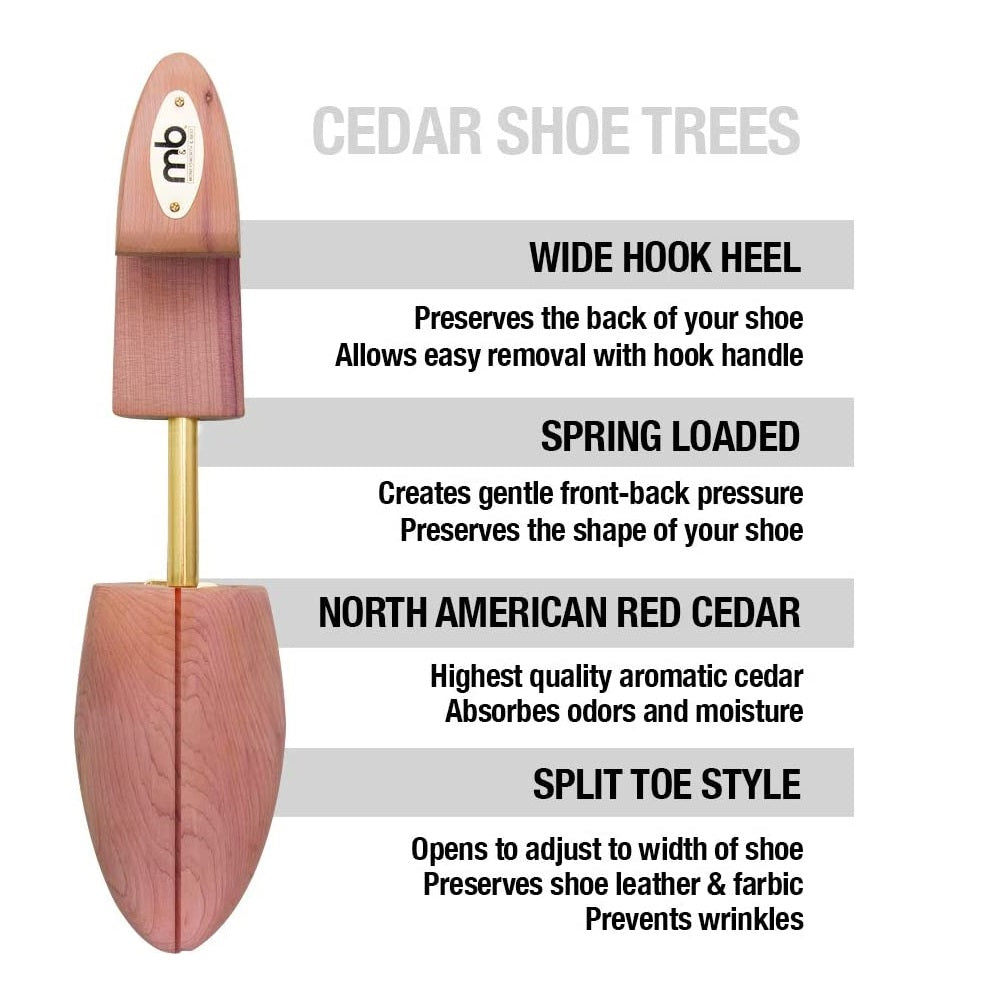 Cedar Shoe Tree (Split Toe, Hook Heel)
