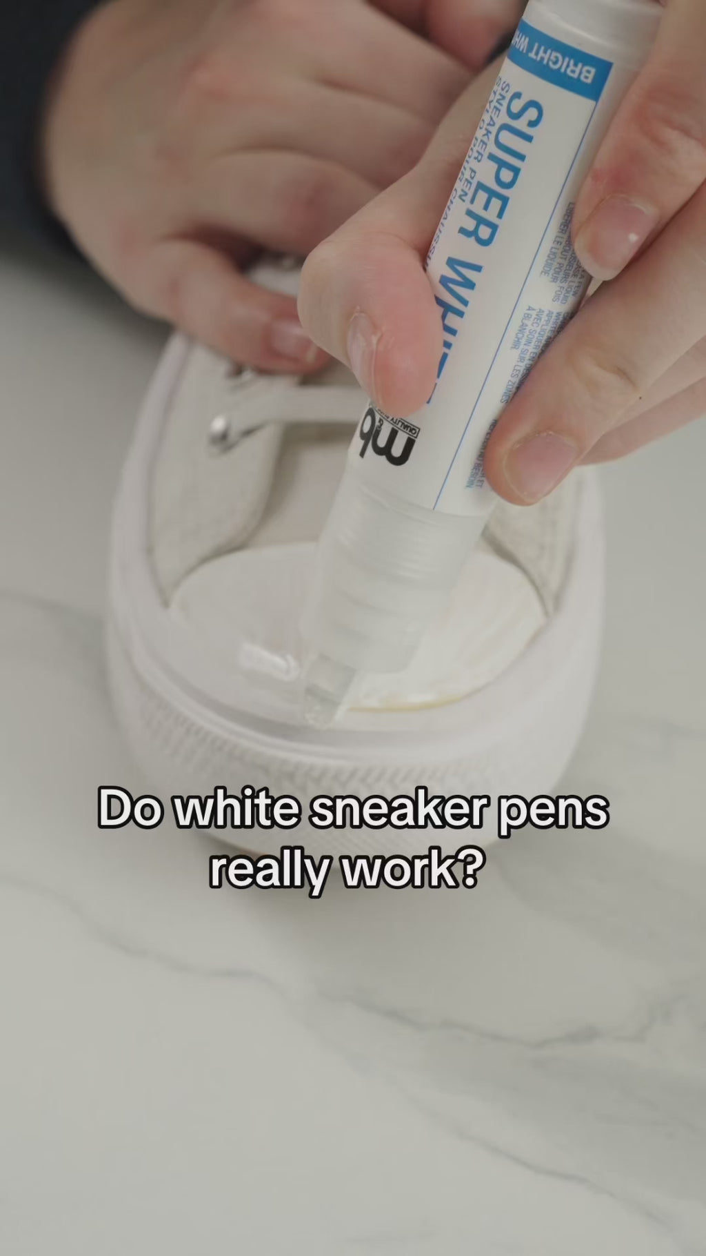 Super White Sneaker Pen